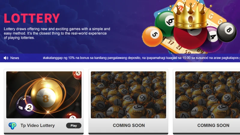 Lottery - Legit Online Casino